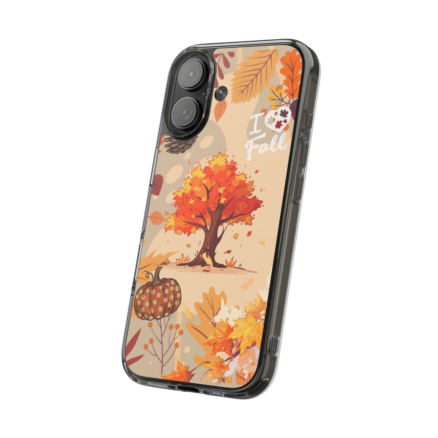 Clear Phone Case – Fall in Love