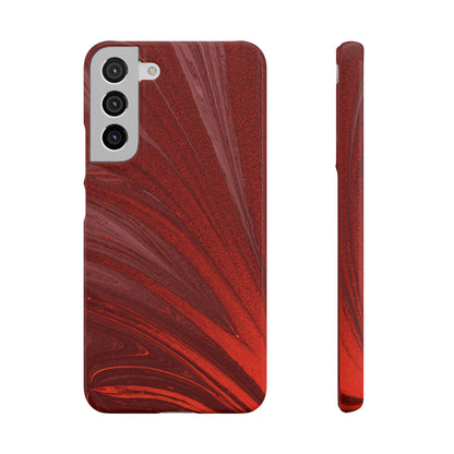 Snap Phone Case – Crimson Current