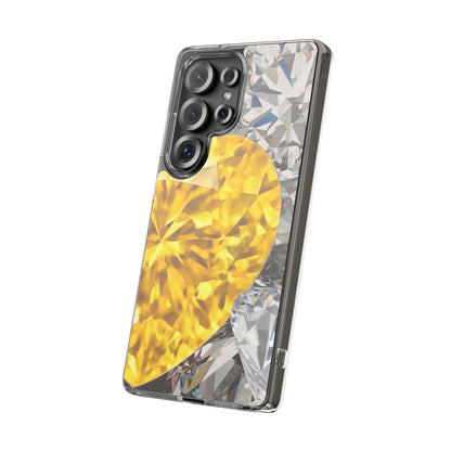 Clear Phone Case – Heart of Gold