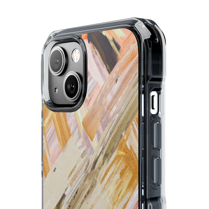 Clear Magnetic Phone Case – Brush & Bronze