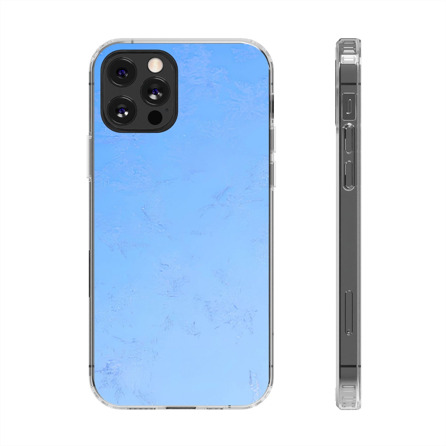 Clear Phone Case – Azure Fade