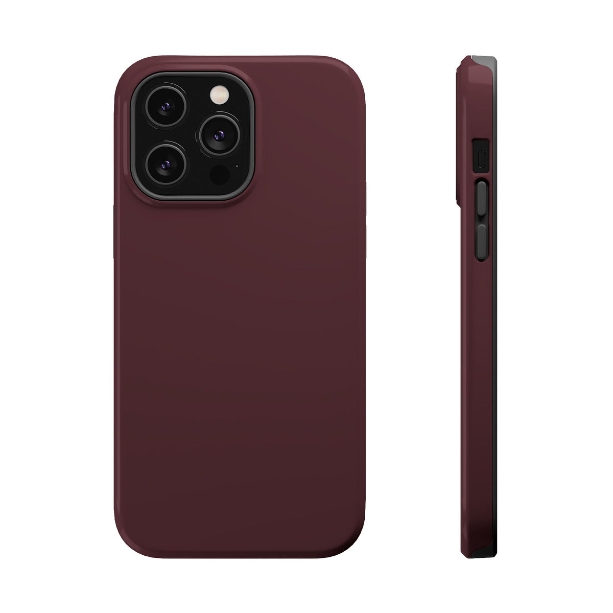 Wireless-Charging Compatible Case – Mulled Wine – Compatible with iPhone 13–17 & Samsung Galaxy S25–S26 Series