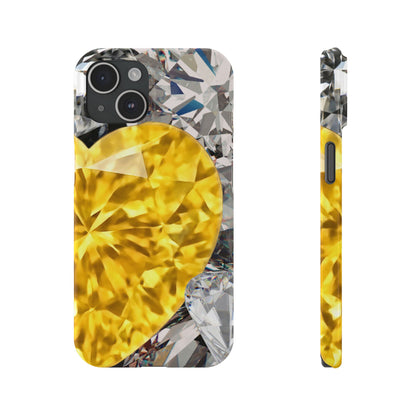 Slim Phone Case – Heart of Gold