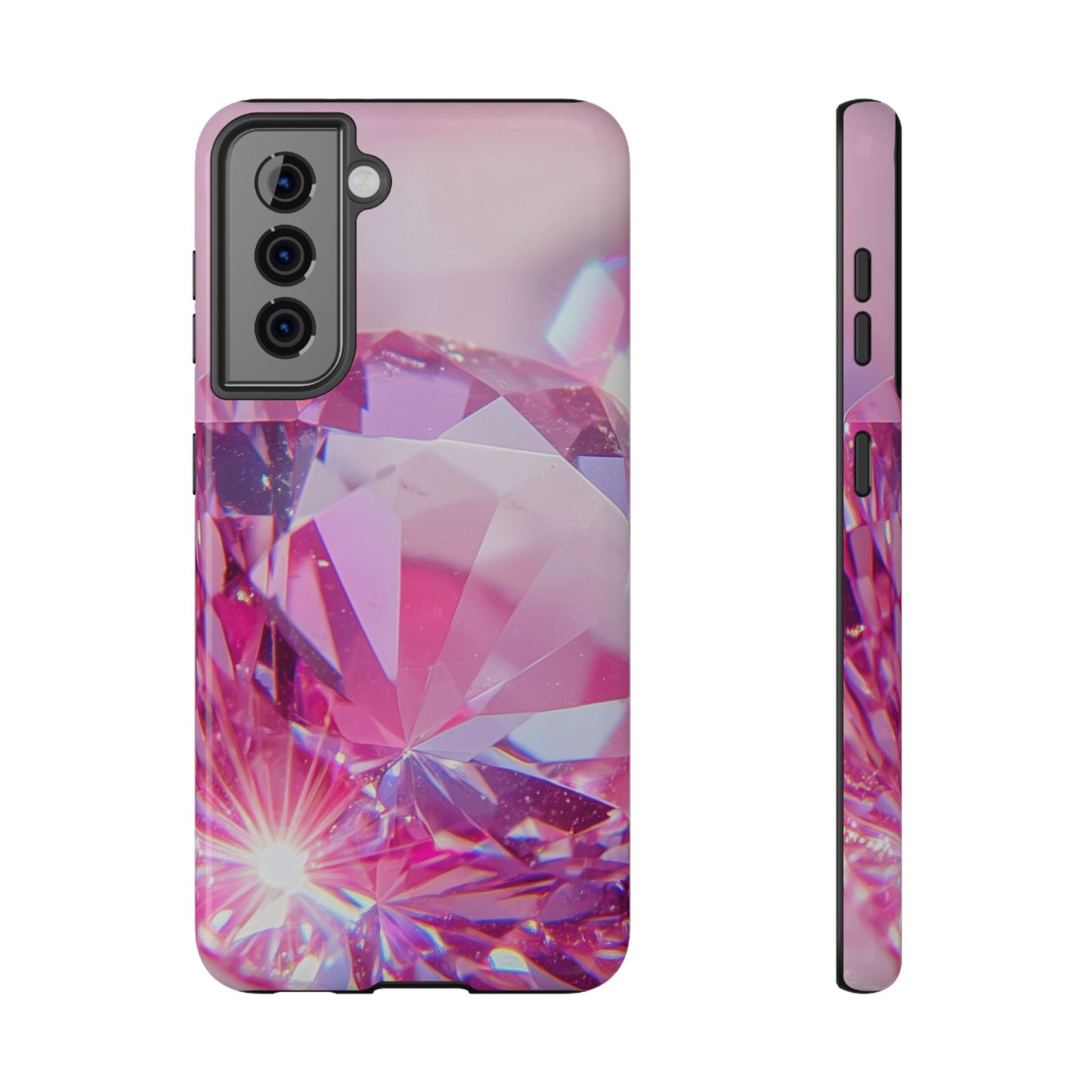 Impact-Resistant Phone Case – Pink Ice