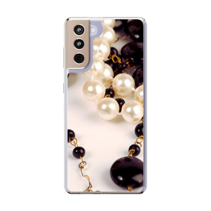 Clear Phone Case – Noir Pearl