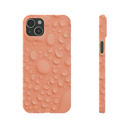 Slim Phone Case – Apricot Rain