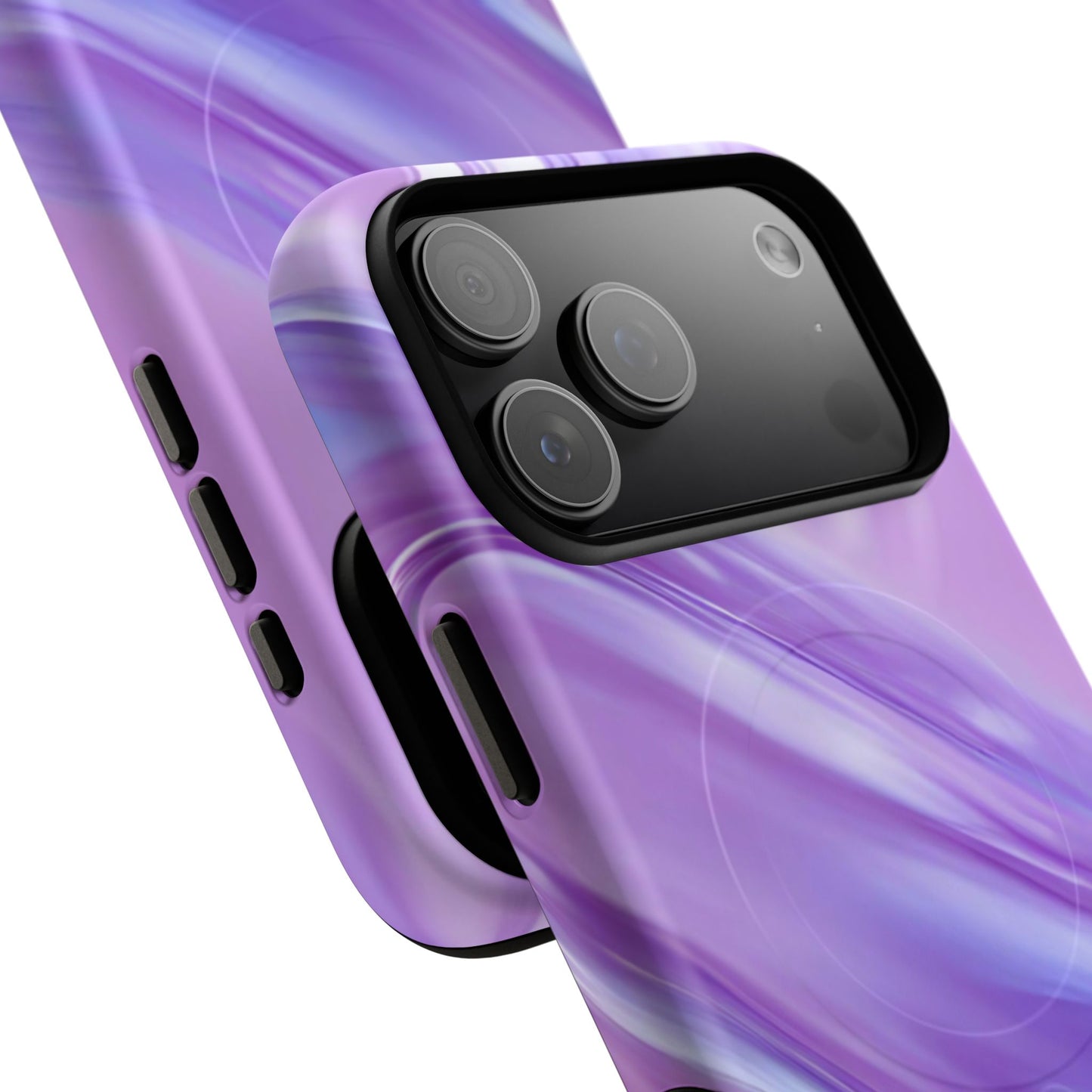 Protective Magnetic Phone Case – Lavender Wave