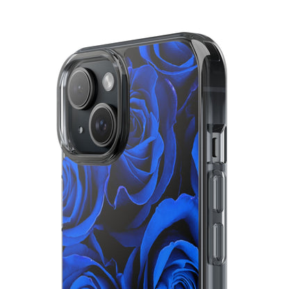Clear Phone Case – Midnight Bloom
