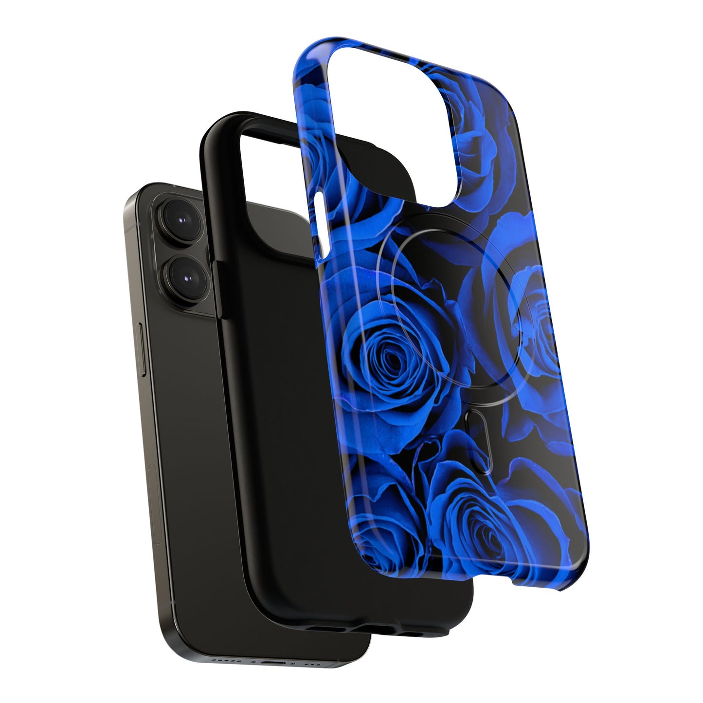 Protective Magnetic Phone Case – Midnight Bloom