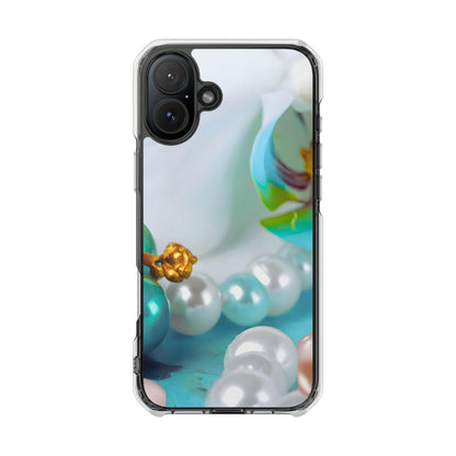 Clear Magnetic Phone Case – Mermaid's Pearl