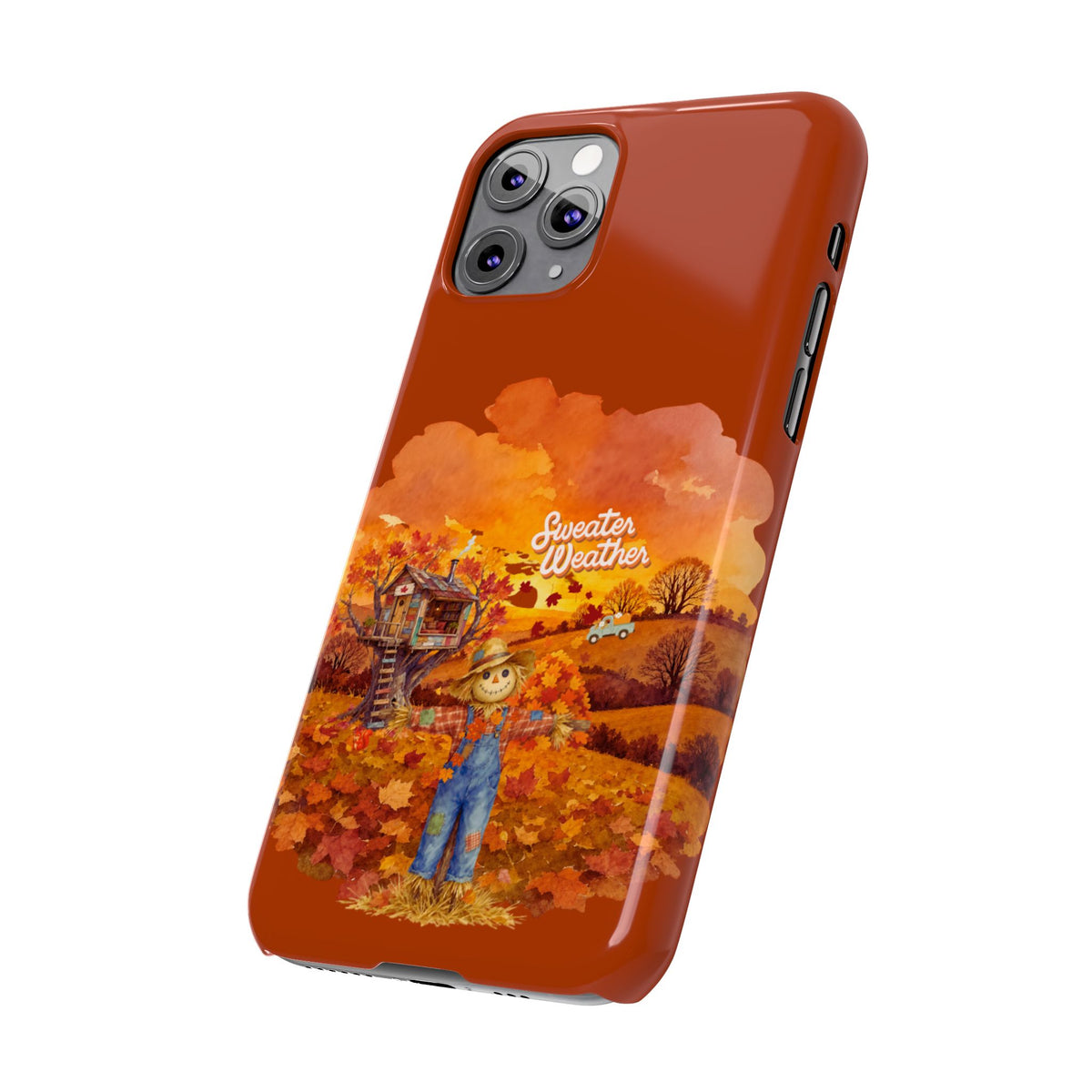 Slim Phone Case – Sweater Weather – Compatible with iPhone 11–17 Series