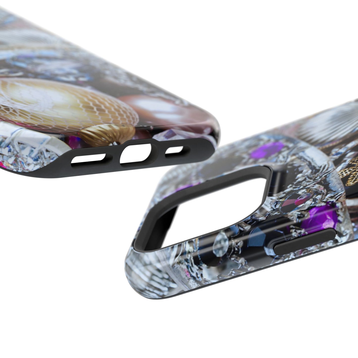 Wireless-Charging Compatible Case – Chrome Jewel