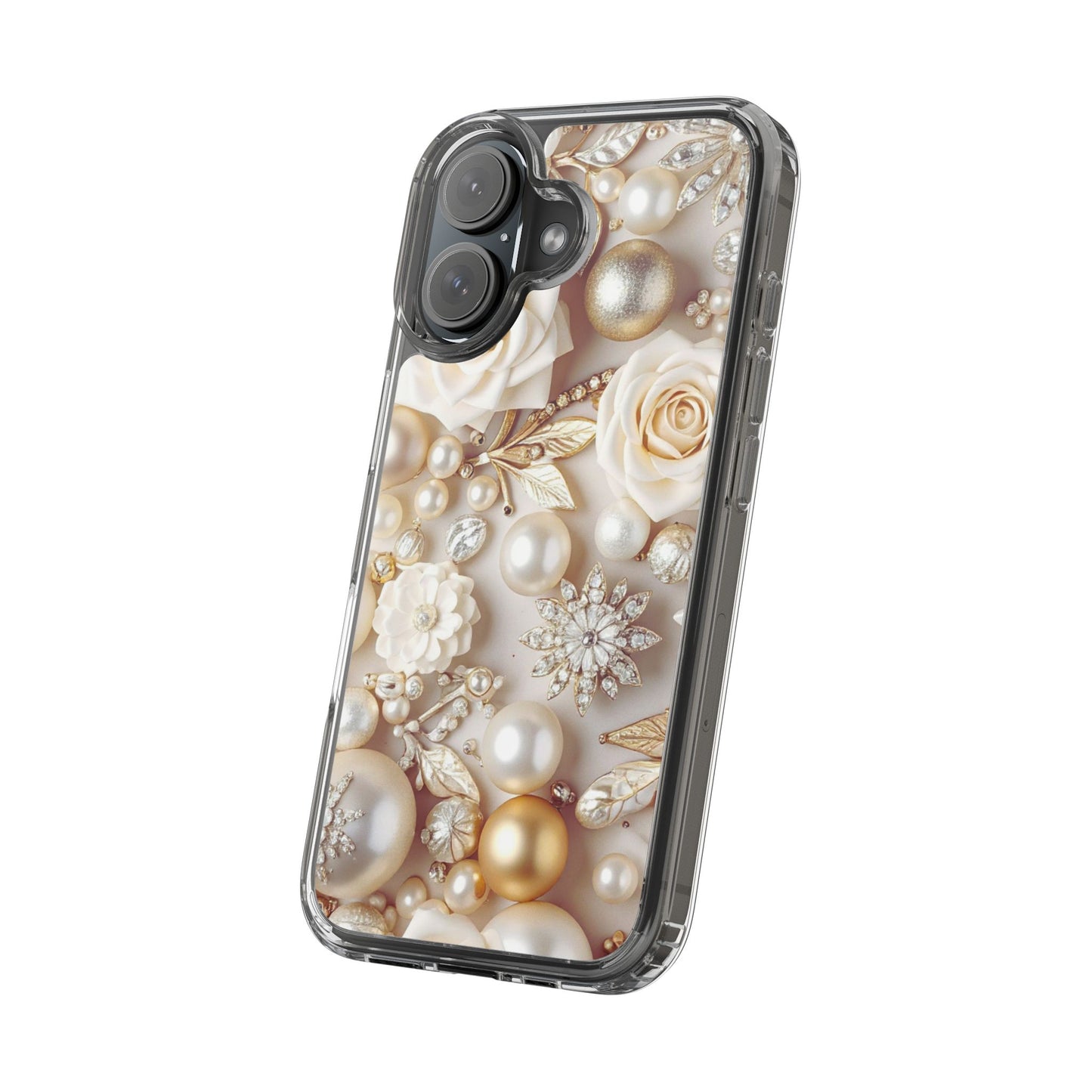 Clear Phone Case – Ivory Opulence