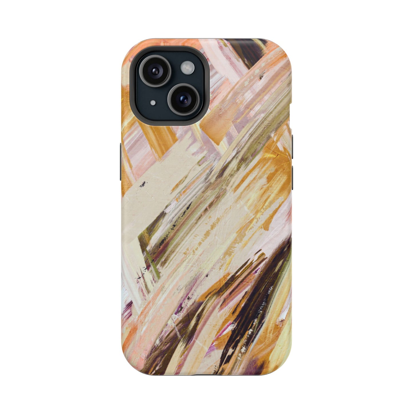 Wireless-Charging Compatible Case – Brush & Bronze
