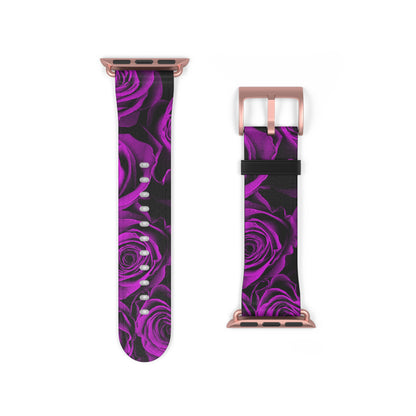Watch Band – Amethyst Roses