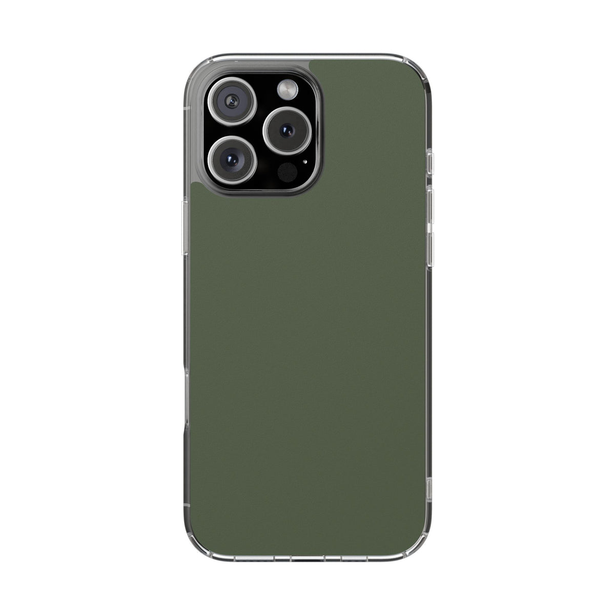 Clear Magnetic Phone Case – Cabin Green – Compatible with iPhone 13–16 Series