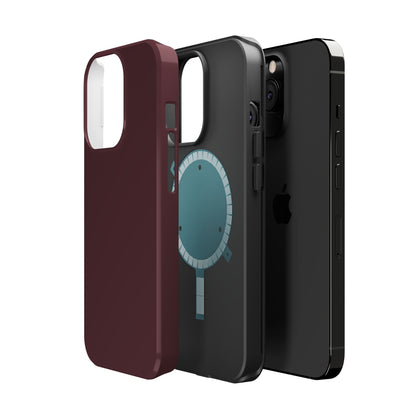 Wireless-Charging Compatible Case – Mulled Wine – Compatible with iPhone 13–17 & Samsung Galaxy S25–S26 Series