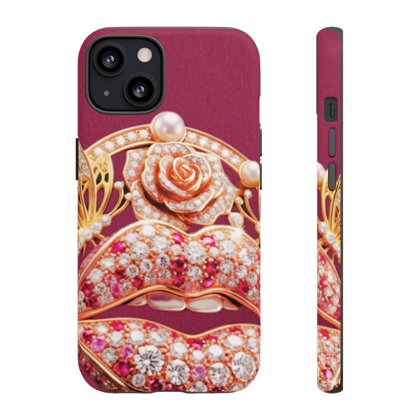 Protective Phone Case – Kiss of Gold