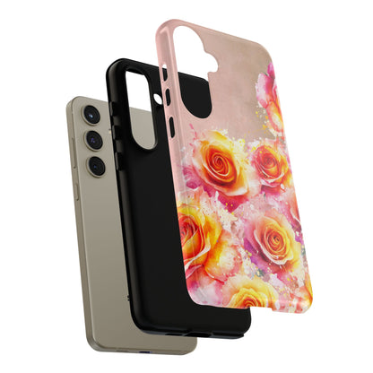 Protective Phone Case – Sunset Roses