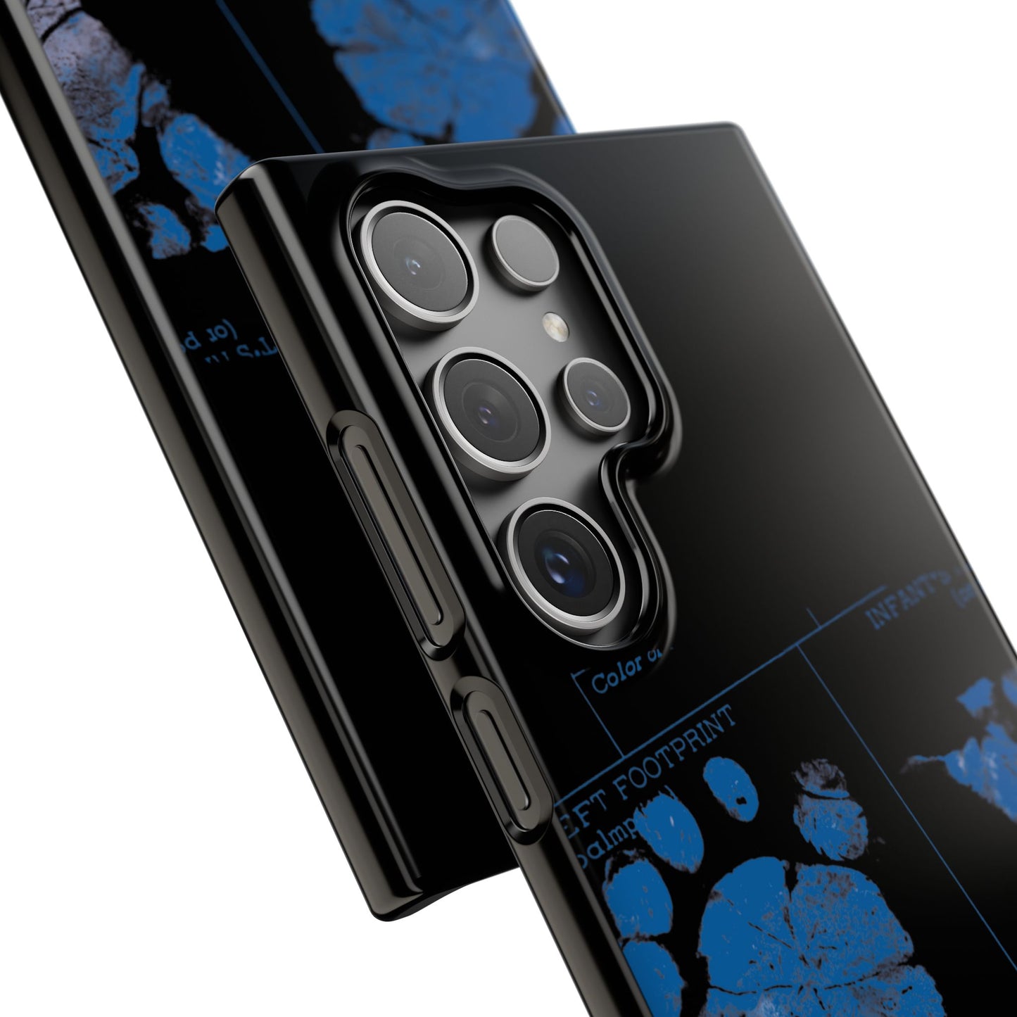 Snap Phone Case – Mom’s Little Blue Footprints