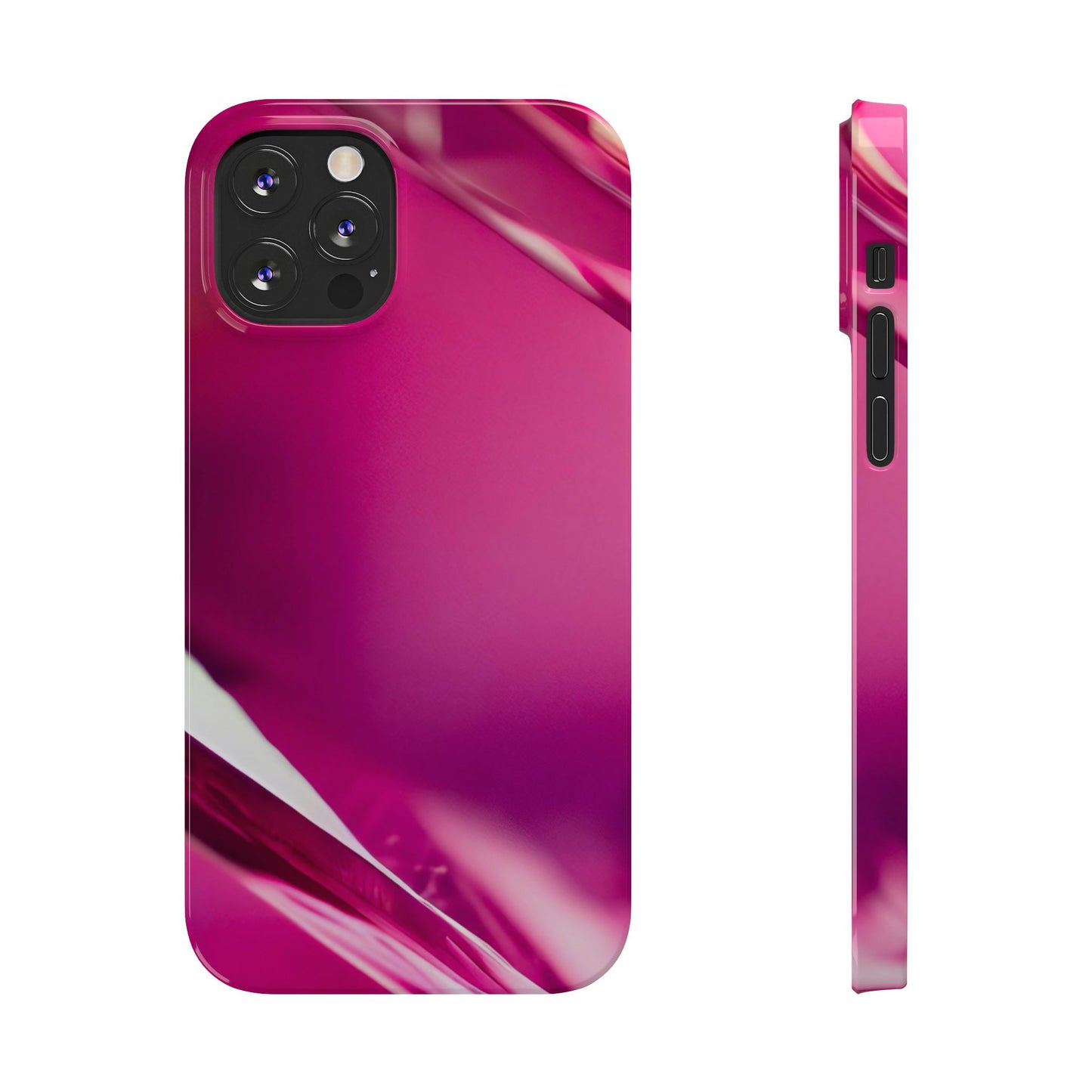 Slim Phone Case – Magenta Motion