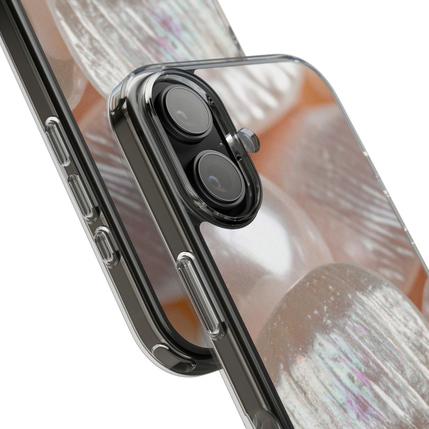 Clear Phone Case – Blush Pearl
