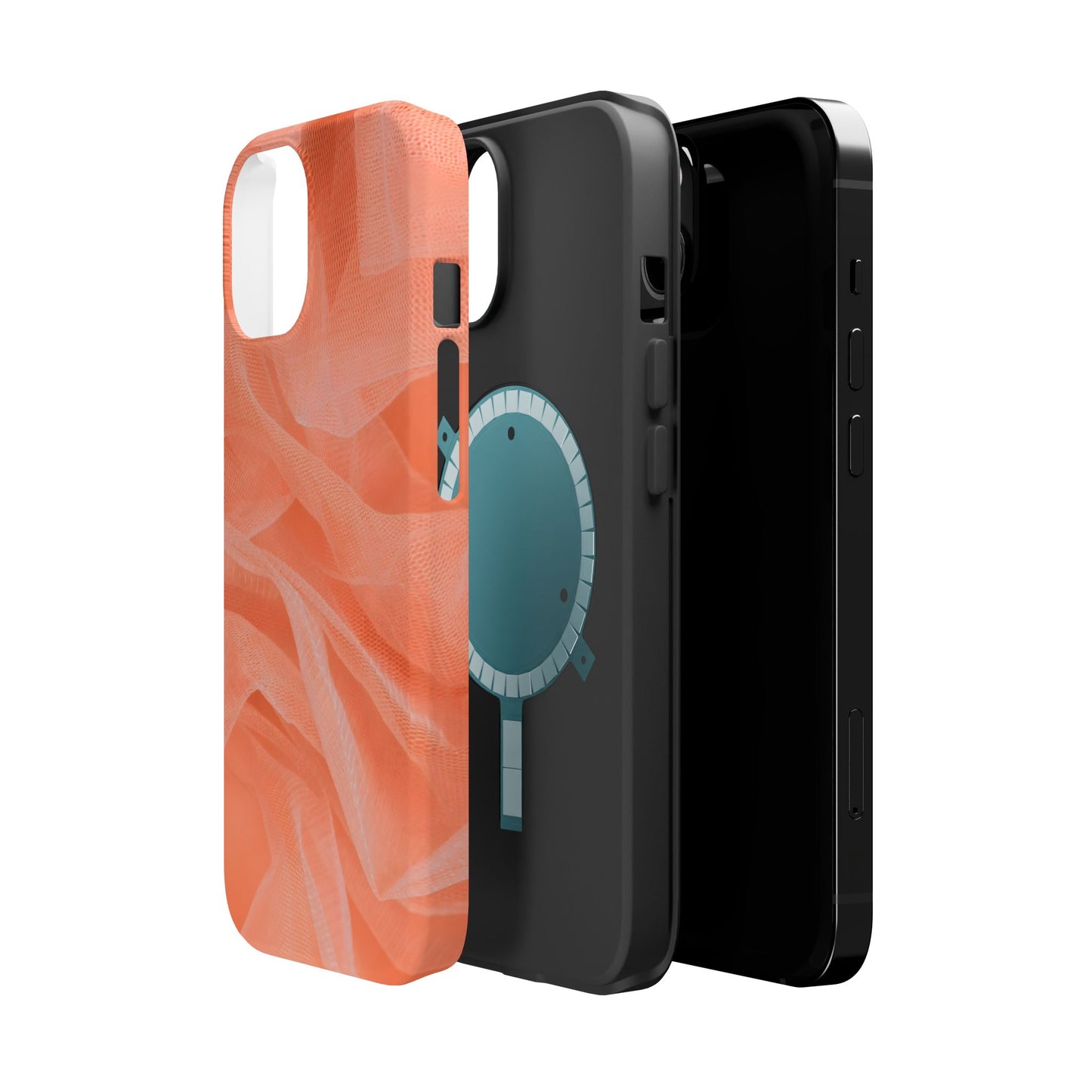 Wireless-Charging Compatible Case – Coral Veil