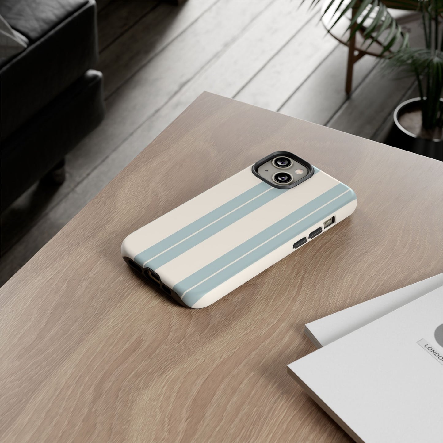Protective Phone Case – Coastal Stripe