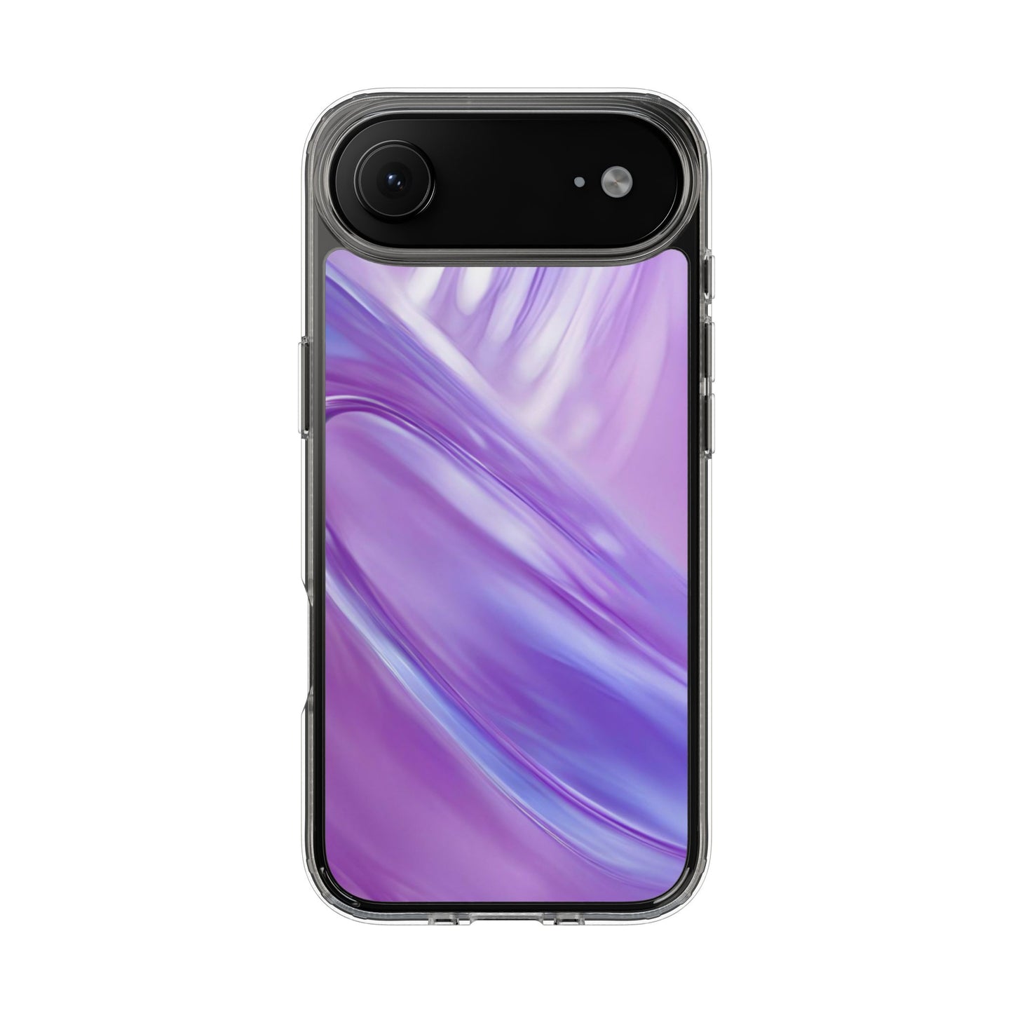 Clear Phone Case – Lavender Wave