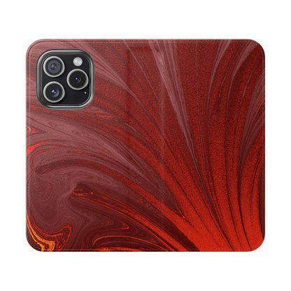 Flip Case – Crimson Current