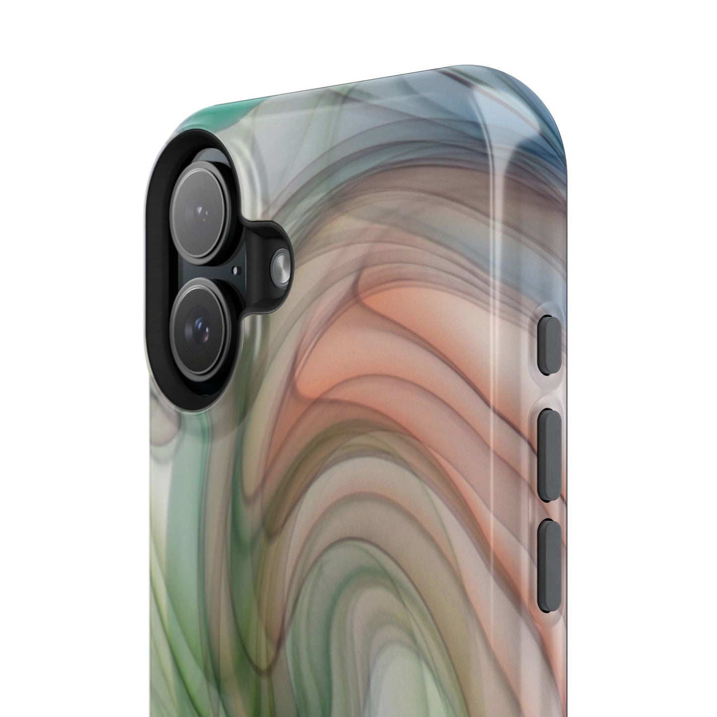Impact-Resistant Phone Case – Marble Flow