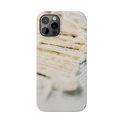 Slim Phone Case – Woven Warmth