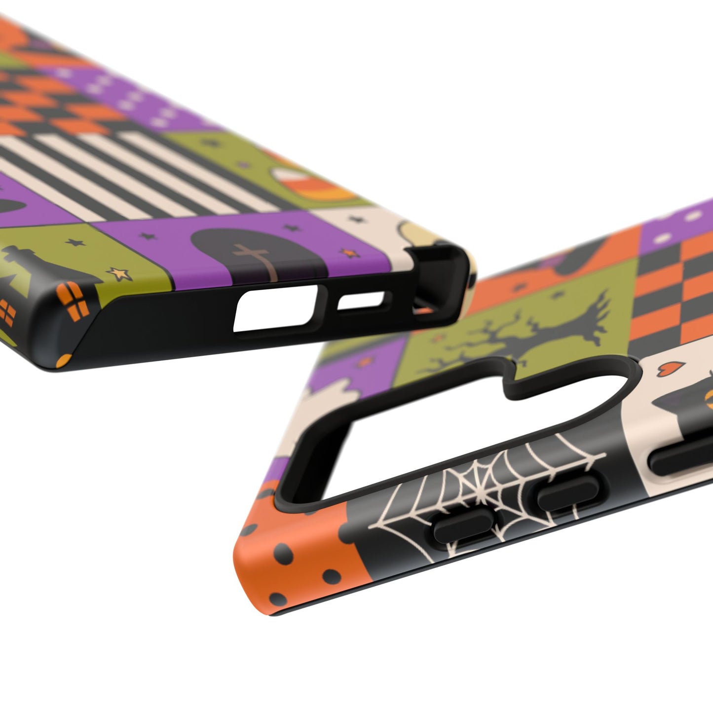 Protective Phone Case – Spooky Patchwork