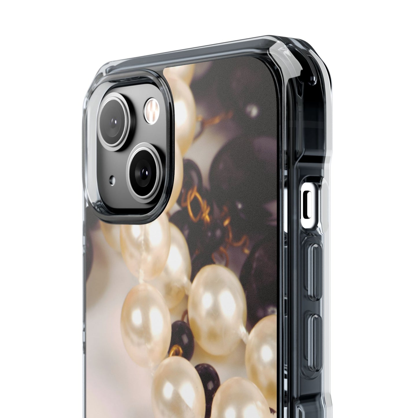 Clear Magnetic Phone Case – Noir Pearl