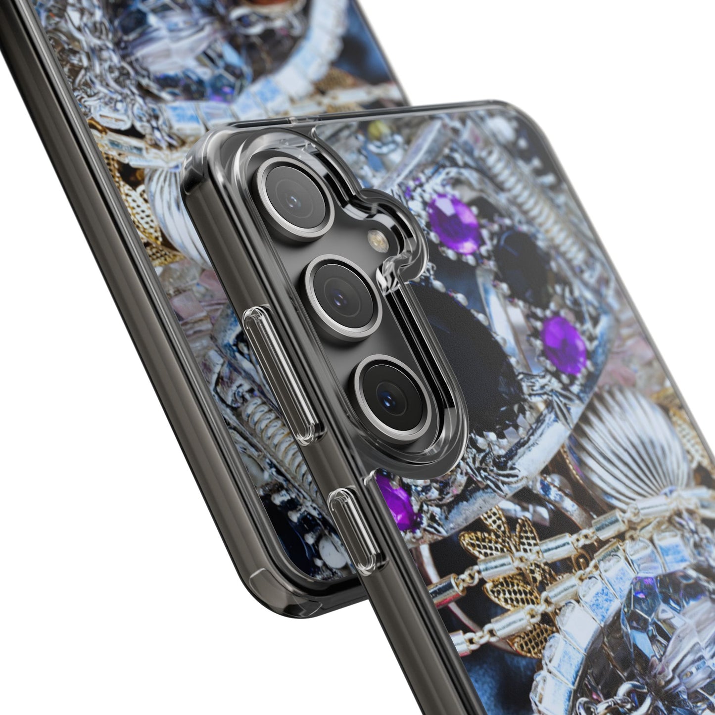 Clear Phone Case – Chrome Jewel
