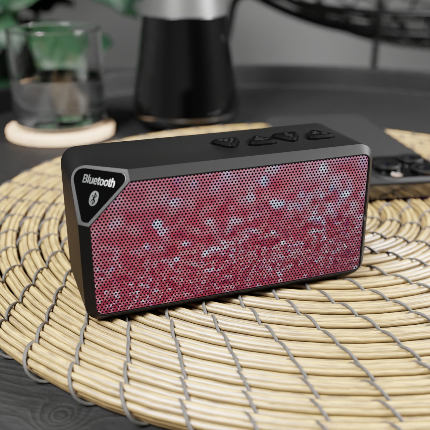 Portable Bluetooth Speaker – Rosé Sparkle
