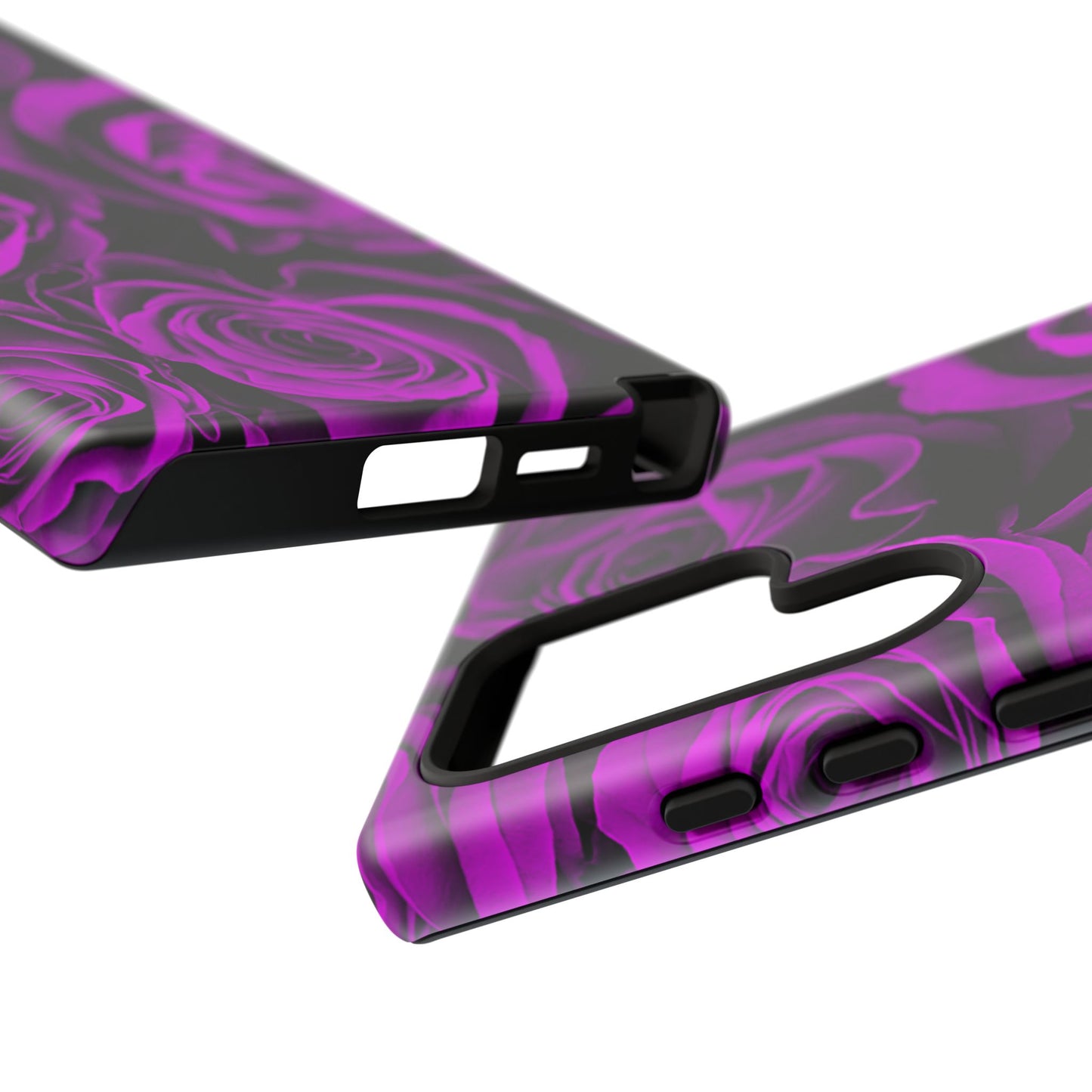 Protective Phone Case – Amethyst Roses
