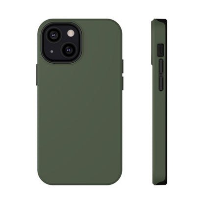 Impact-Resistant Phone Case — Military Green Protective Shockproof Cover