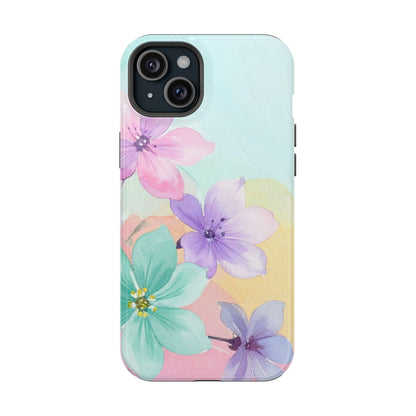 Impact-Resistant Phone Case – Water Petal