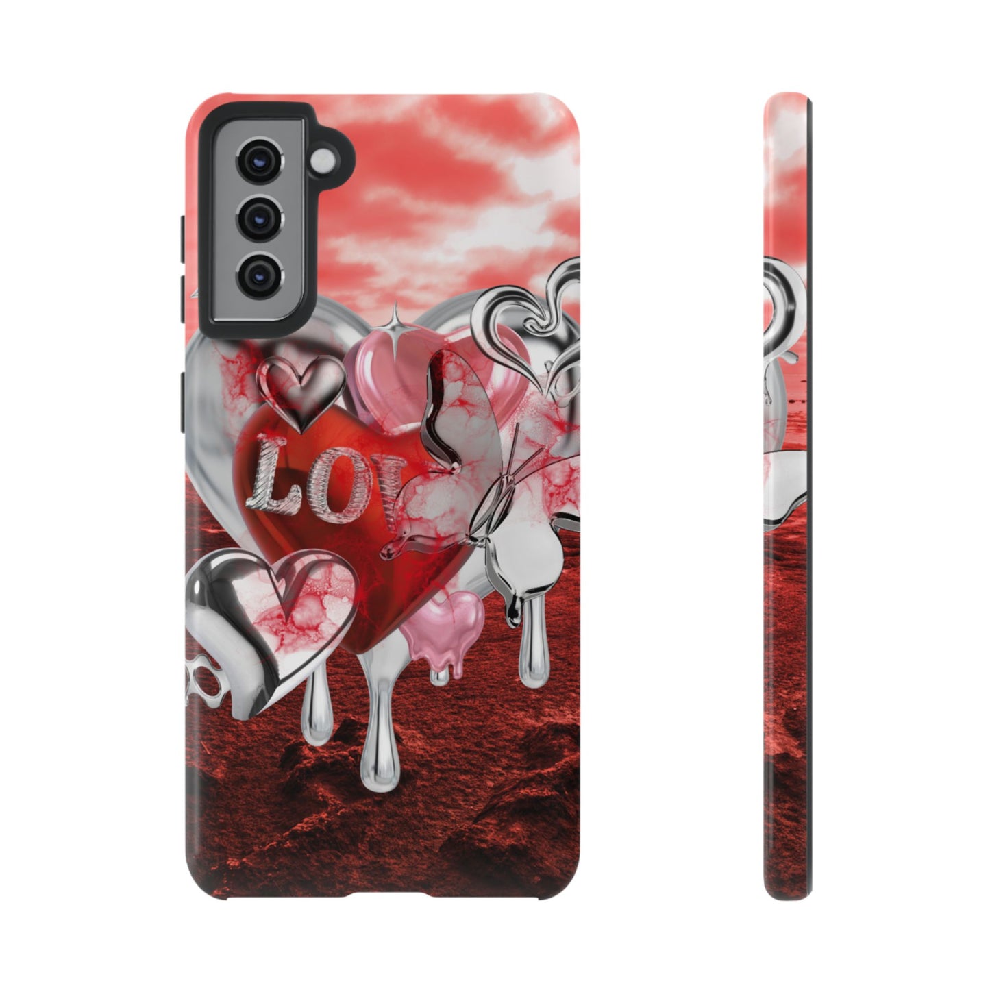 Protective Phone Case – Chrome Love