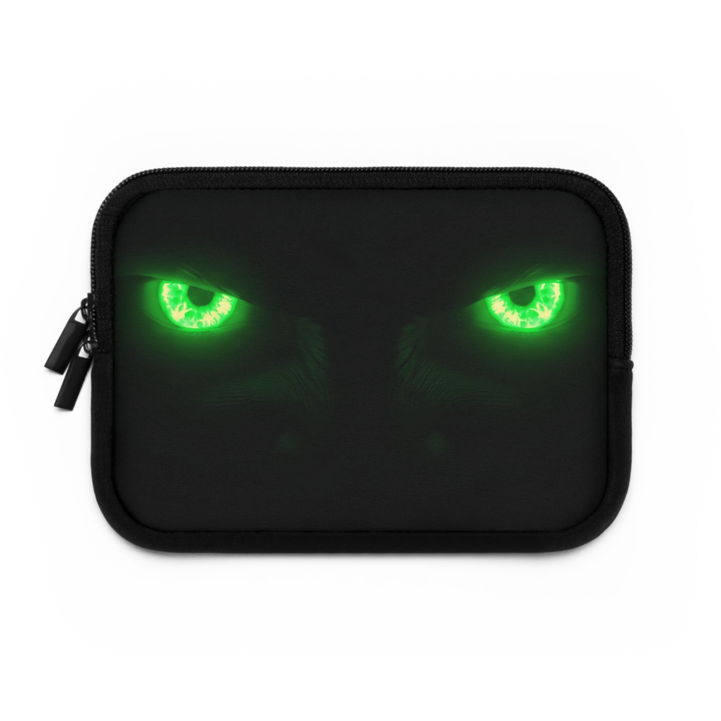 Laptop Sleeve – Neon Green Monster Eyes