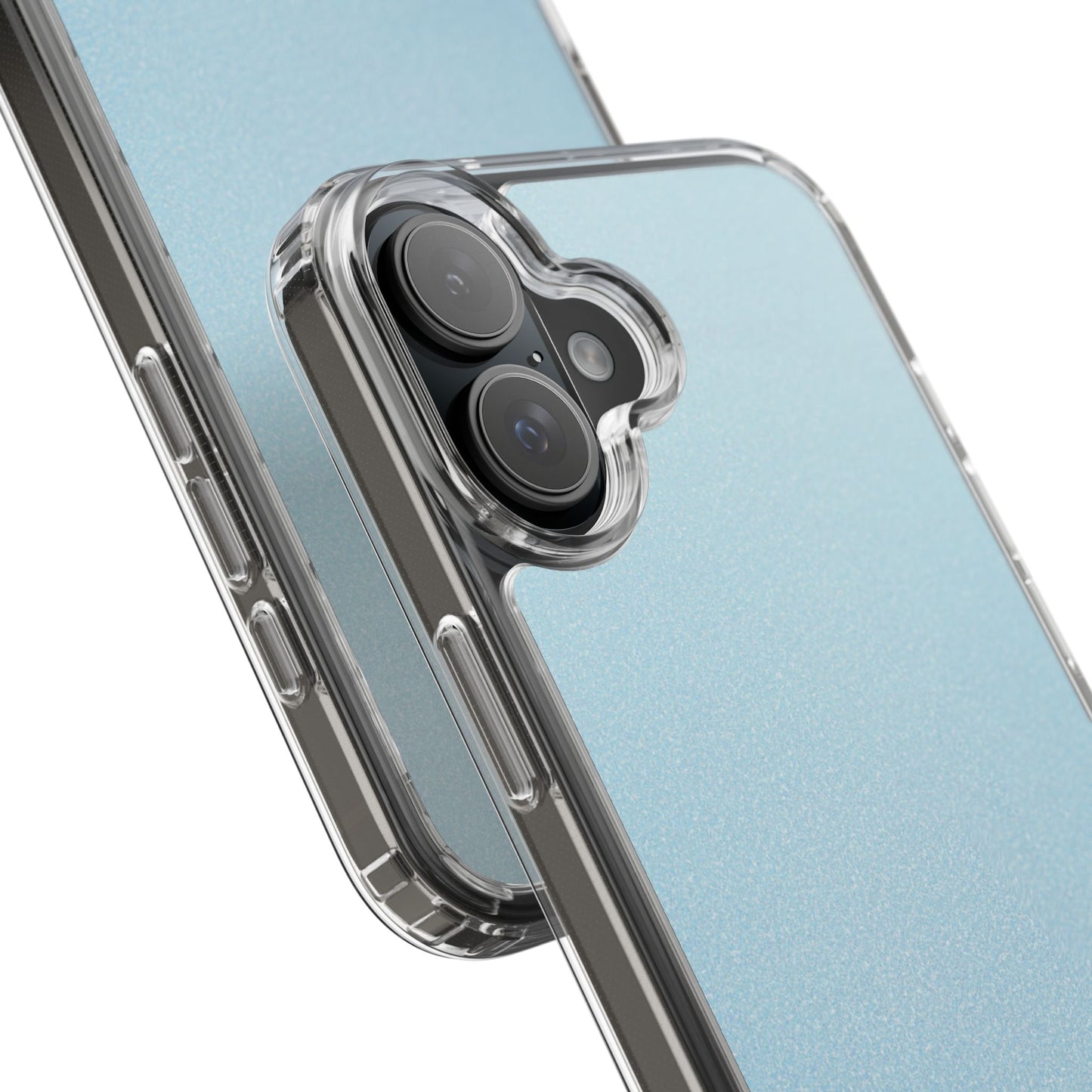 Clear Phone Case – Blue Whisper