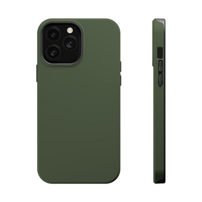 Wireless-Charging Compatible Case – Cabin Green – Compatible with iPhone 13–17 & Samsung Galaxy S25–S26 Series