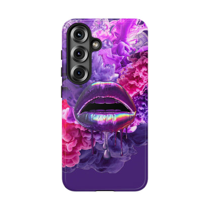 Protective Phone Case – Purple Haze Lips