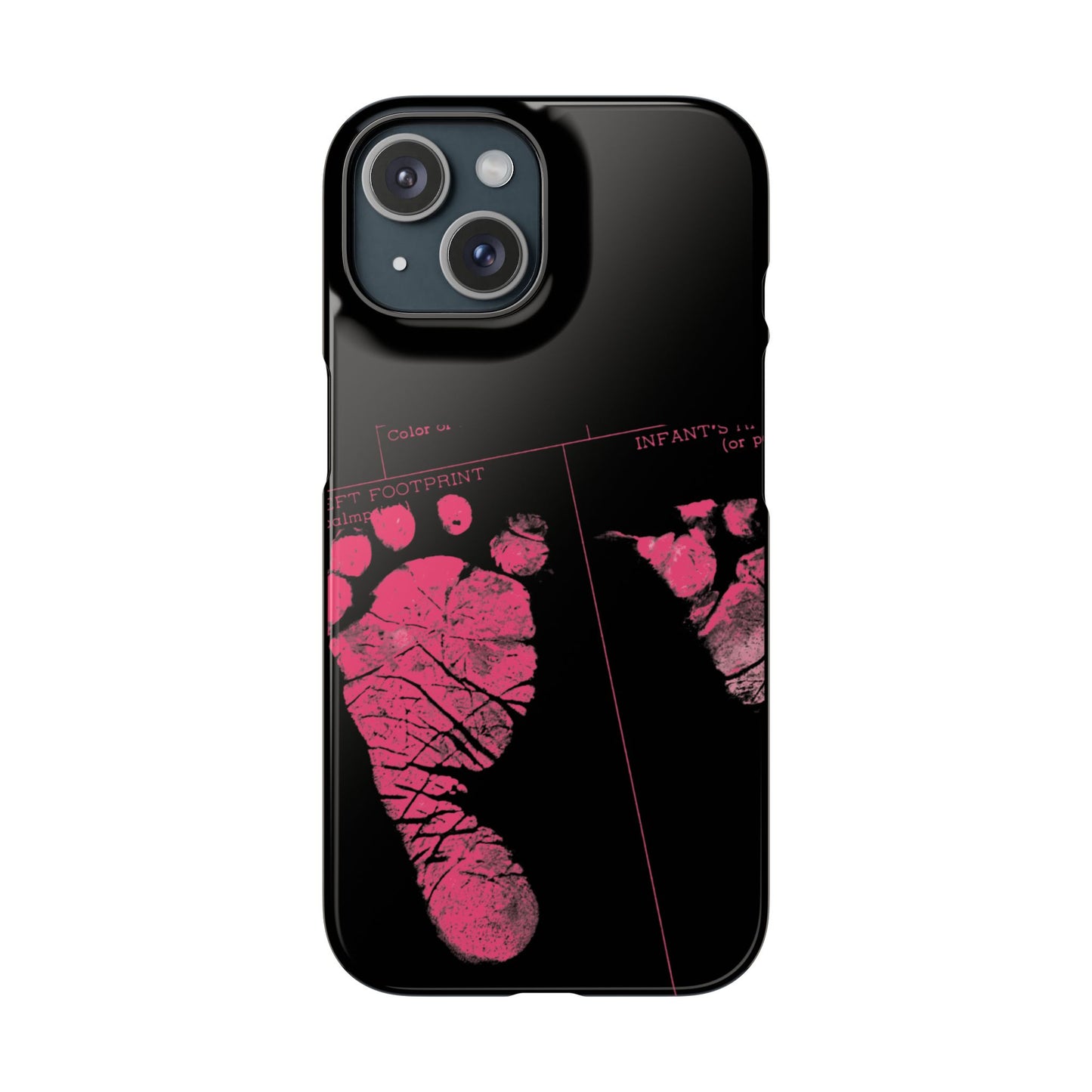 Snap Phone Case – Mom’s Little Pink Footprints