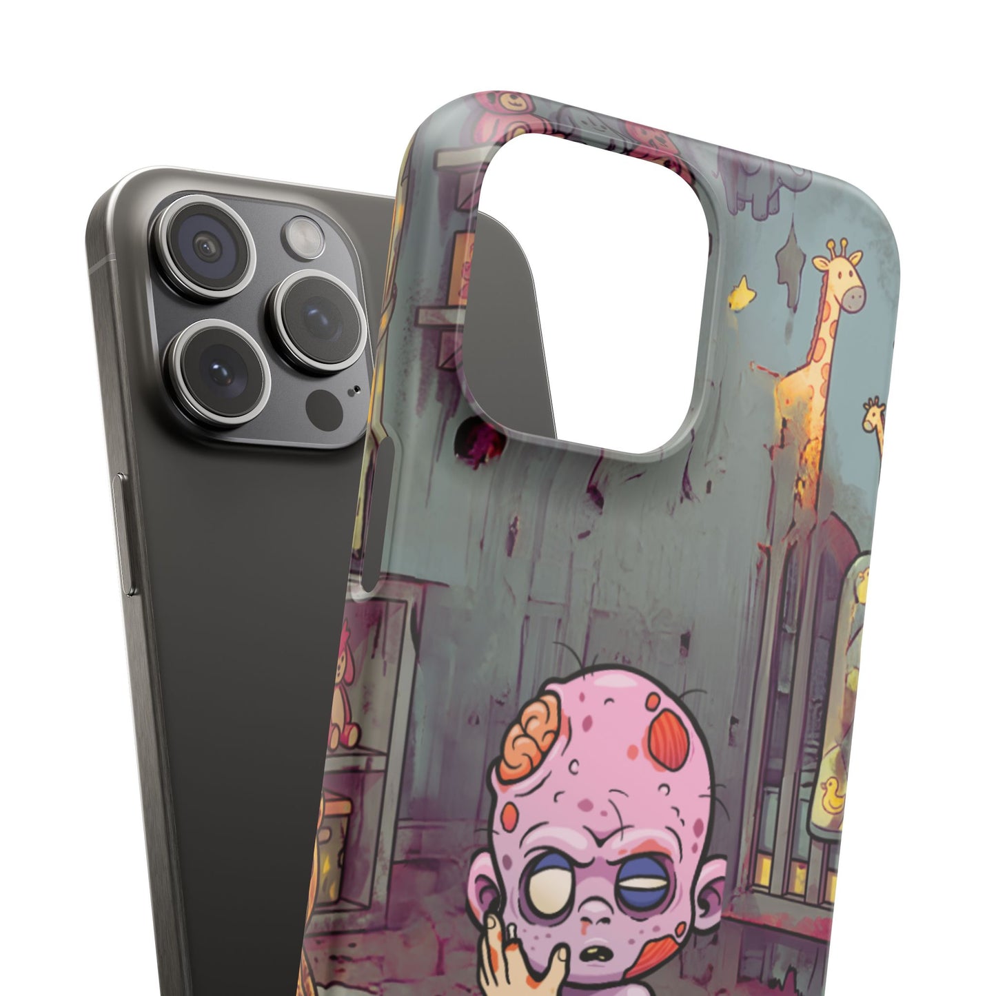Phone Case — Creepy Cute Zombie Baby Nursery Design