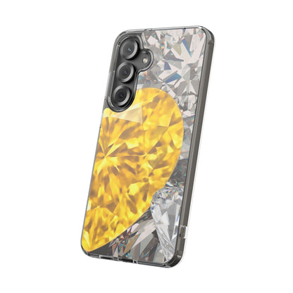 Clear Phone Case – Heart of Gold