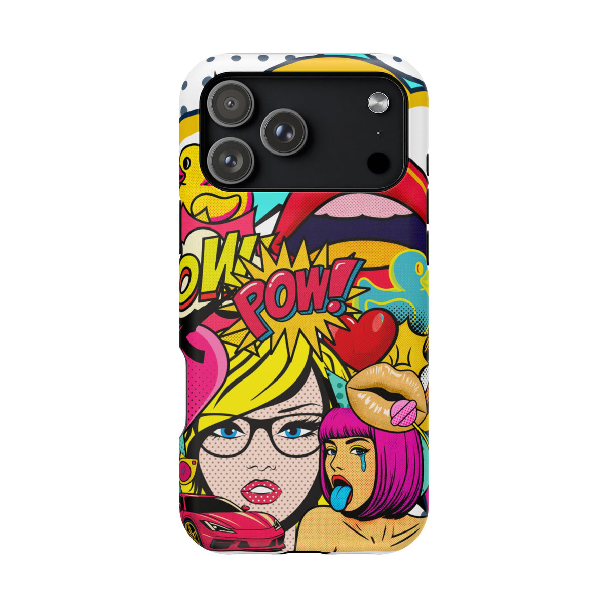 Impact-Resistant Phone Case – Pop Off – Compatible with iPhone 11–17 & Samsung Galaxy S22–S26 Series