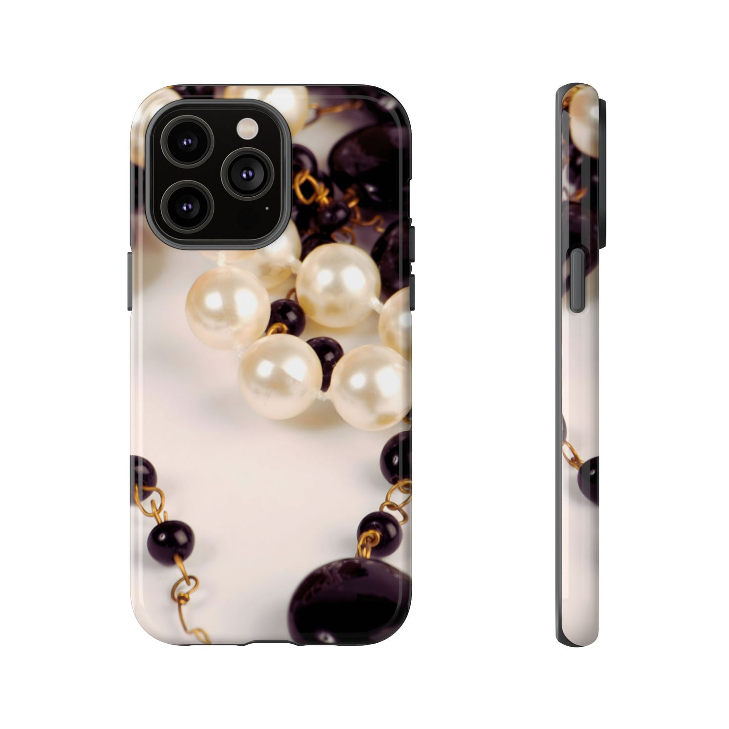 Protective Phone Case – Noir Pearl