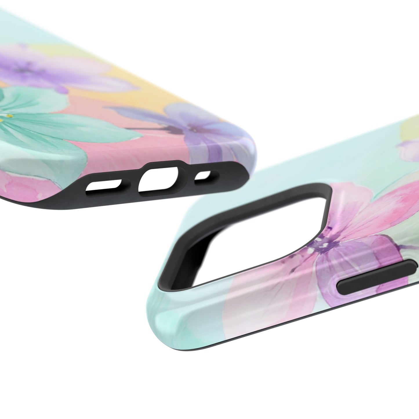 Impact-Resistant Phone Case – Water Petal